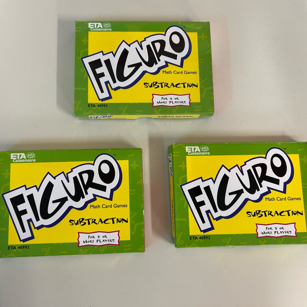 Figuro Addition or Subtraction Card Game Set